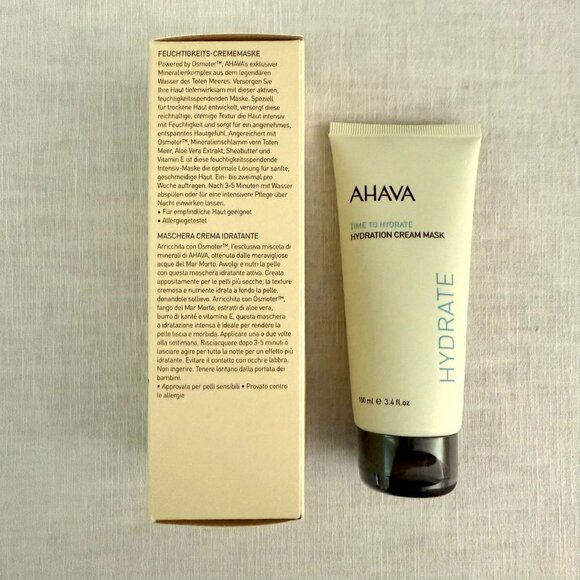 Ahava Hydration Cream Mask Dead Sea Skincare Nourishing Vegan Glow Treatment NIB - Picture 7 of 11